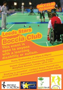 Boccia club Scholes Elmet Primary School Leeds