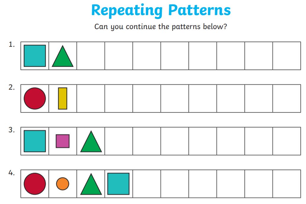 Repeating patterns - Scholes (Elmet) Primary School, Leeds