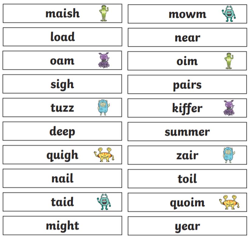 Phase 3 Word Lists Scholes Elmet Primary School Leeds