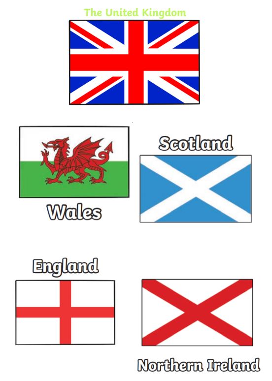 UK flags - Scholes (Elmet) Primary School, Leeds