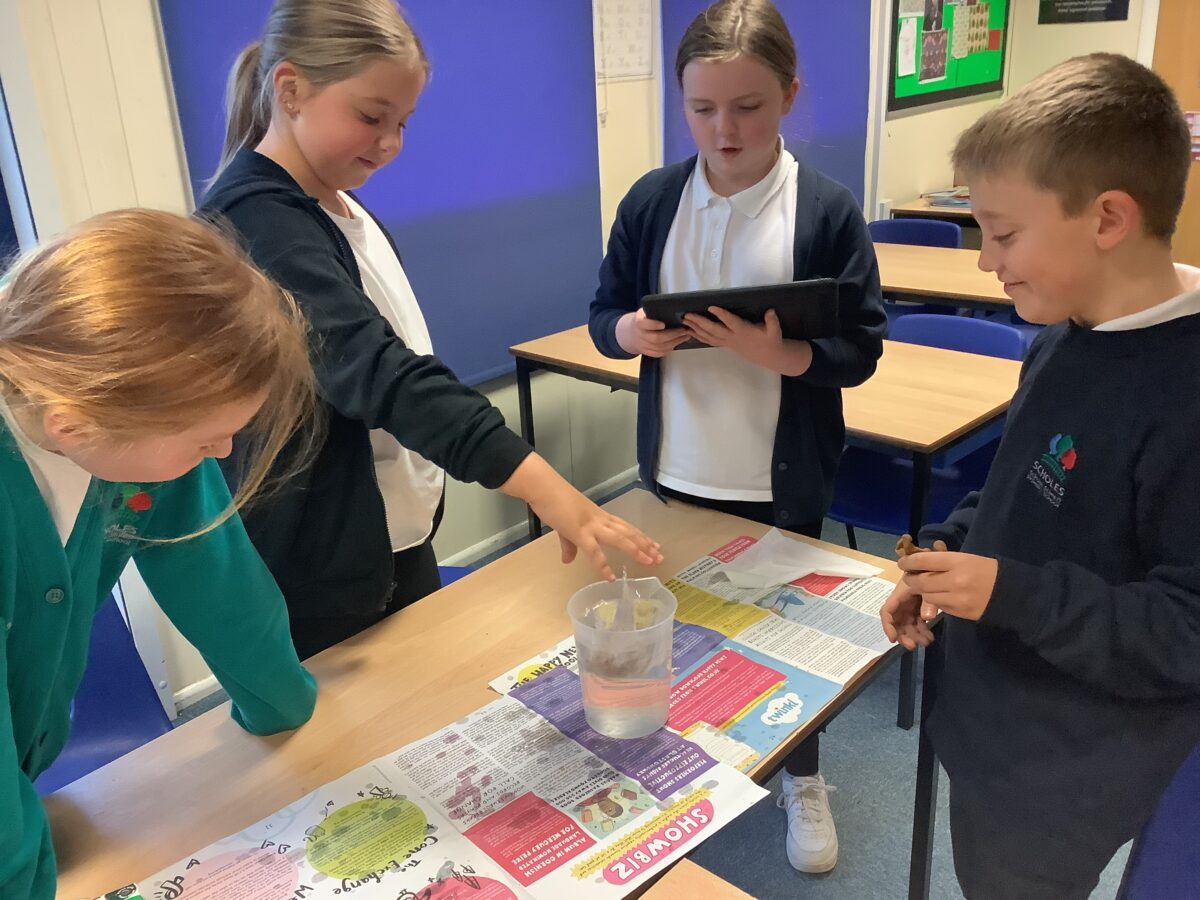 Science: water resistance - Scholes (Elmet) Primary School, Leeds